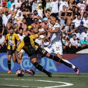 Com Neymar discreto e Brazão fechando o gol, Santos fica no empate