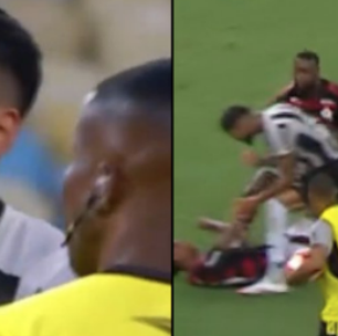 Clássico entre Fla e Botafogo termina em pancadaria generalizada entre jogadores; vídeo