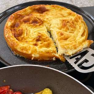 Torta de liquidificador low carb 3 ingredientes, sem farinha