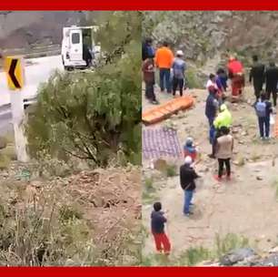 Ônibus cai em abismo de 800 metros e deixa mais de 30 mortos na Bolívia