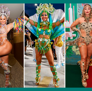 Sandálias gladiadoras conquistam famosas no carnaval