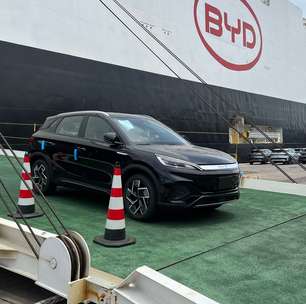 Navio cargueiro da BYD retorna ao Brasil com mais de 5 mil carros de uma só vez