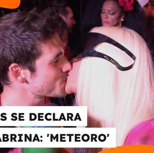Sabrina ganha declaração de Nicolas antes de desfile: 'meteoro que ilumina'