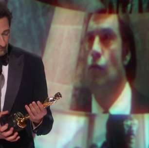 Com mensagem sobre guerra e exclusão social, Adrien Brody faz discurso de agradecimento ao Oscar