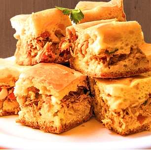 Torta de frango de liquidificador sem farinha - perfeita