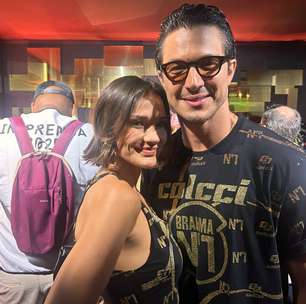 Romulo Estrela prestigia Paolla Oliveira na Sapucaí: 'Momento especial'