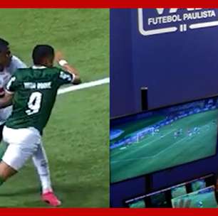 Veja o diálogo entre árbitro e VAR em pênalti polêmico marcado ao Palmeiras contra o São Paulo