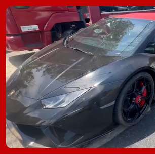 Polícia recupera Lamborghini e Mercedes roubadas em Realengo, no Rio de Janeiro
