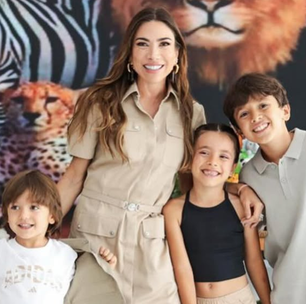 Patrícia Abravanel exibe raros registros dos filhos em festa de aniversário, mas detalhe gera duras críticas na web: 'Mau gosto'