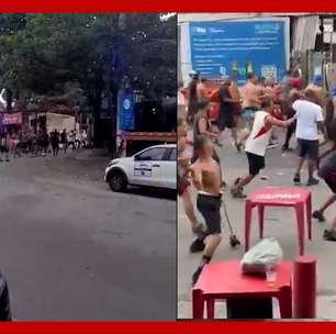 Torcedores se envolvem em briga antes de jogo entre Flamengo e Fluminense