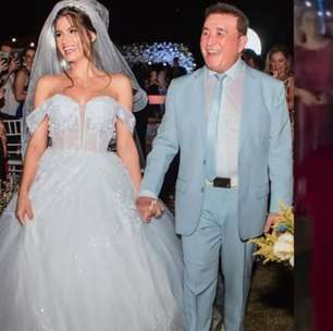 VÍDEO: Casamento de Amado Batista é marcado por barraco entre mulheres