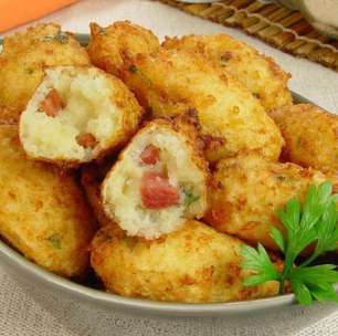 Bolinho de arroz empanado: uma opção fácil de fazer em casa