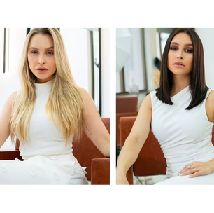 Carla Diaz antes e depois: atriz abandona o loiro e surpreende ao surgir super morena para nova protagonista