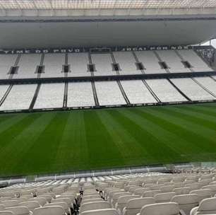 Corinthians fará melhorias no gramado de Itaquera até a final contra o Palmeiras