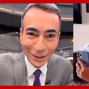 César Tralli grava recado carinhoso para criança autista que recriou apresentação do JH