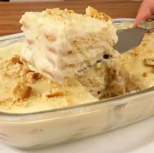 Pavê de creme a sobremesa de domingo que todo mundo pede mais uma colherada