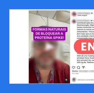 Estudos apresentados em vídeo não provam que chás de ervas bloqueiam proteína spike do coronavírus