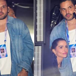 Deborah Secco surge pela primeira vez com o novo namorado em show