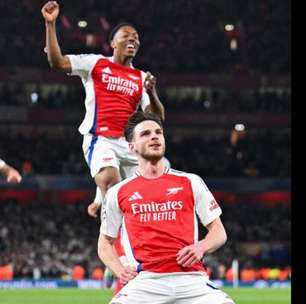 Declan Rice brilha e Arsenal larga em vantagem contra o Real Madrid