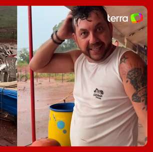 Fortes chuvas rasgam lona de circo de Edilberto e Raíssa, do BBB25