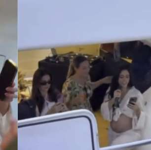 Bruna Biancardi vira piada ao cantar em barco de luxo: 'Santo Deus'