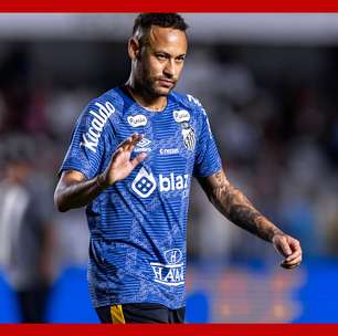 Neymar chora ao se machucar mais uma vez pelo Santos