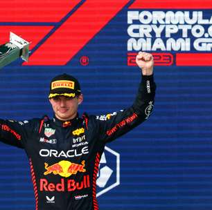 F1: Macacão de Verstappen em vitória no GP de Miami de 2023 é leiloado