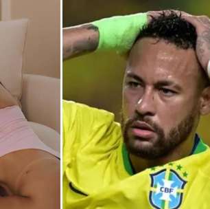 Ex-amante de Neymar lucra no Dia do Corno: 'Se é pra chorar, que seja com meus nudes'
