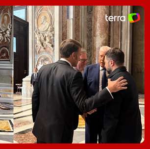 Zelensky e Trump fazem reunião particular dentro da Basílica de São Pedro