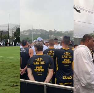 Organizada do Santos exigiu presença do presidente em protesto