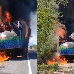 Maior trio do carnaval de Salvador pega fogo e fica parcialmente destruído