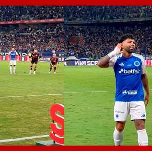 Veja o gol anotado por Gabigol que deu a vitória ao Cruzeiro sobre o Flamengo no Mineirão