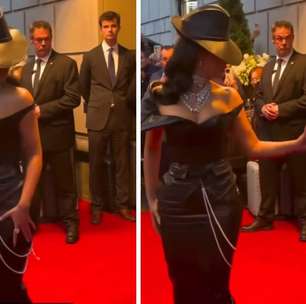 Met Gala: Kim Kardashian repreende segurança em público por pisar em seu vestido