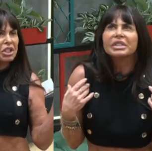 Gretchen surta no Power Couple após leite do marido acabar: 'Querem me provocar'