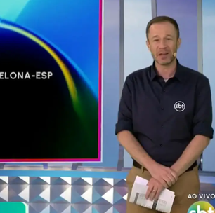 Tiago Leifert improvisa sino e manda recado ao vivo para colega do SBT: 'Alô, Portiolli'