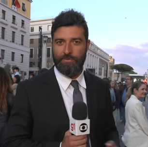Repórter da Globo leva 'patada' de italiano ao perguntar sobre eleição do papa