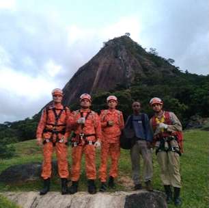 Homem é resgatado no topo de montanha na zona rural de Campos dos Goytacazes