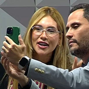 Senador interrompe CPI para gravar vídeo com Virginia Fonseca: 'Pré-treino maravilhoso'