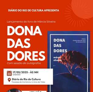Escritora carioca Márcia Silveira lança seu premiado romance no próximo sábado, dia 17, no Rio