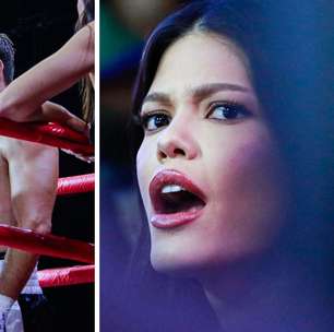 Daniel Rocha é nocauteado e Vitória Strada é flagrada reagindo; veja fotos