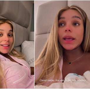 Brunna Gonçalves revela que Zuri nasceu de cesárea e dá detalhes sobre o pós-parto