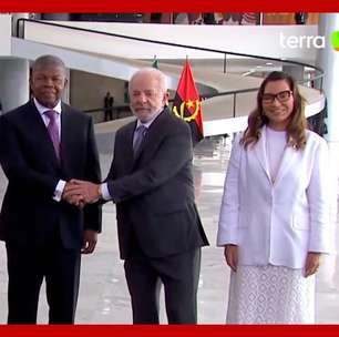 Lula recebe presidente de Angola no Palácio do Planalto