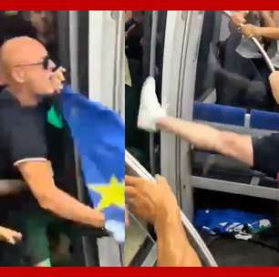Torcedores do PSG e da Inter de Milão trocam socos e chutes no metrô antes da final da Champions