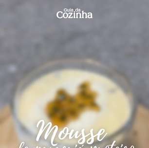 Mousse de maracujá proteico