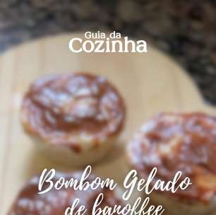 Bombom gelado de banoffe