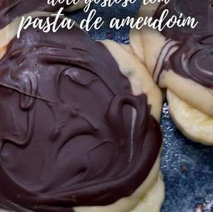 Doce gostoso com pasta de amendoim