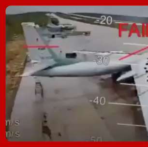 Ucrânia divulga vídeo de ataque que destruiu dezenas de aviões russos em base militar na Sibéria