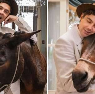 Sergio Guizé comenta detalhe curioso sobre burro Policarpo de 'Êta Mundo Melhor'