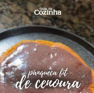 Panqueca fit de cenoura