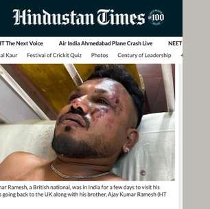 "Não faço ideia de como saí desse avião", diz único sobrevivente de queda na Índia